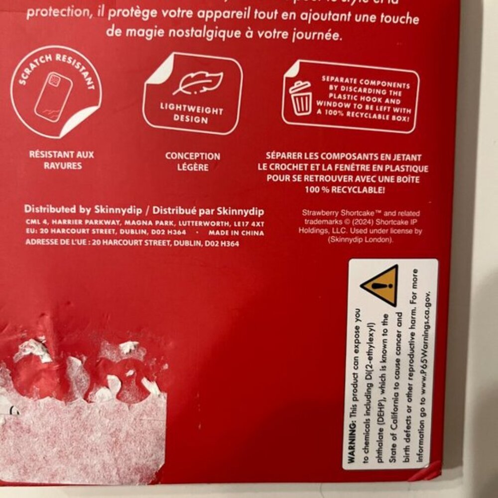 Title: Strawberry Shortcake iPhone 14 Pro Max / 13 Pro Max Glitter Case NWT (kx) - Picture 7 of 7